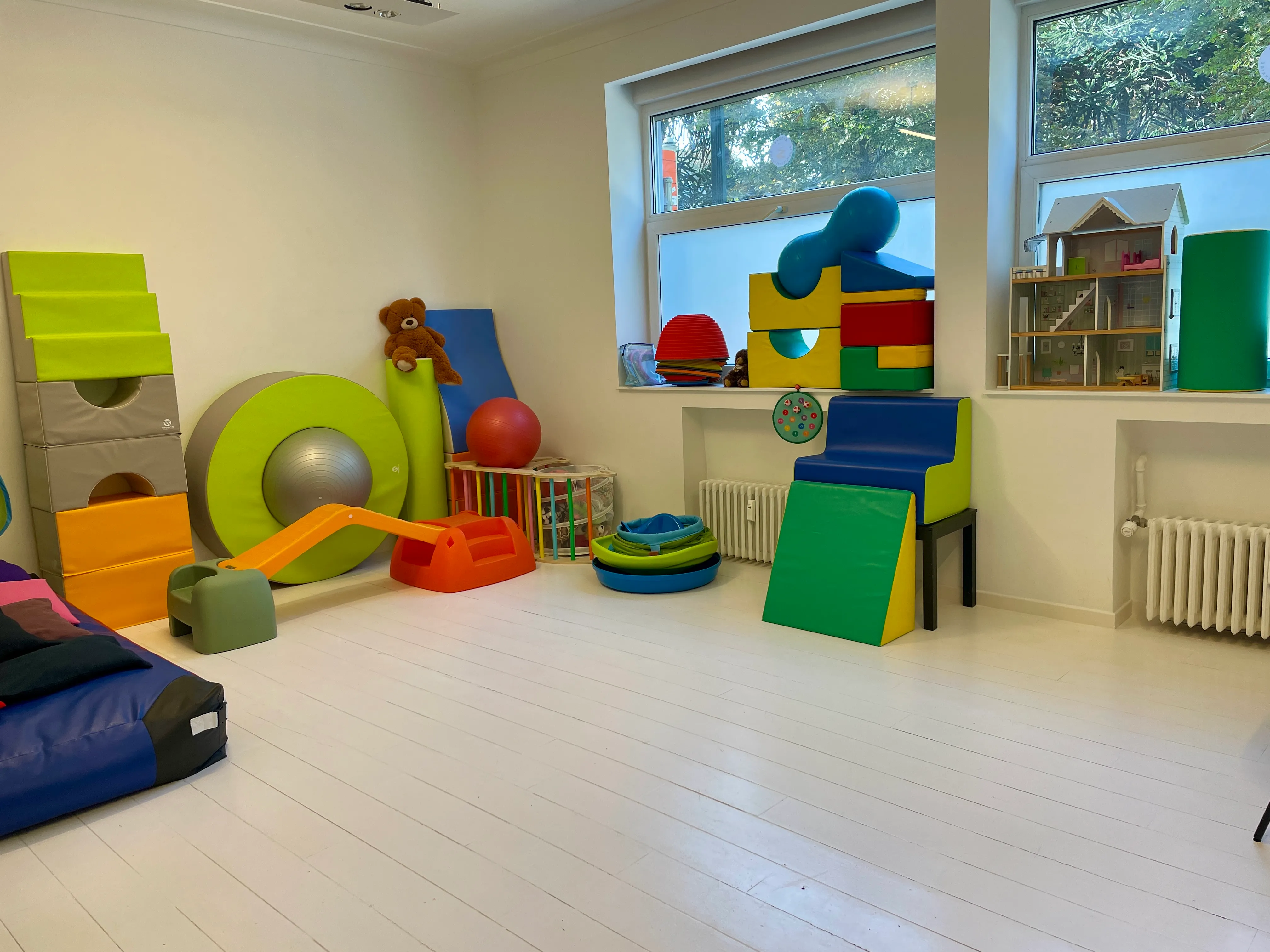 Salle de psychomotricité du cabinet